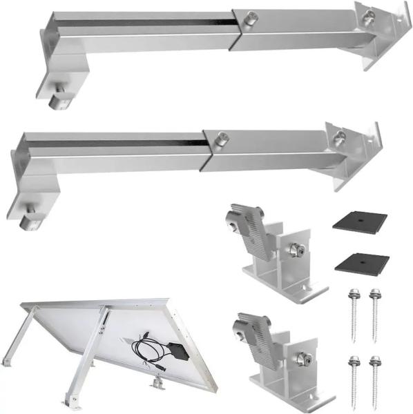 Adjustable Solar Metal Roof Bracket for RV System Aluminum Energy Solar Ground Product