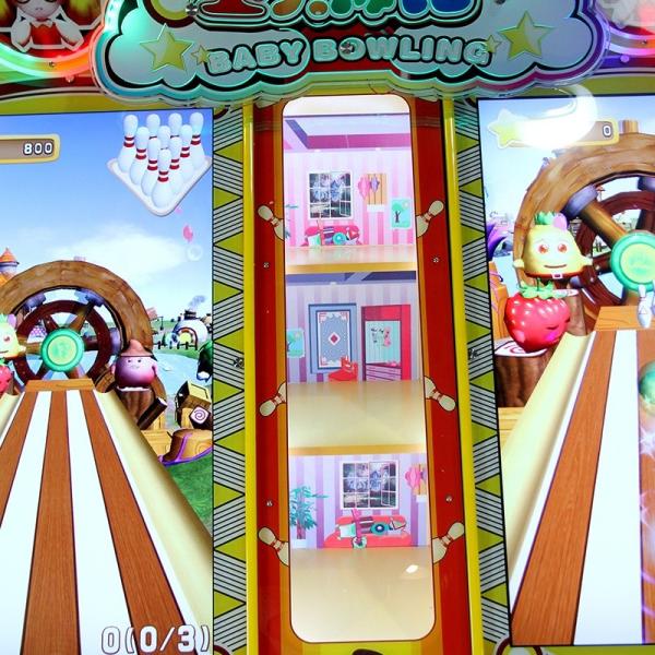 Commercial Small Happy Bowling Video Shooting Ball Gaming Machine For Amusement Park