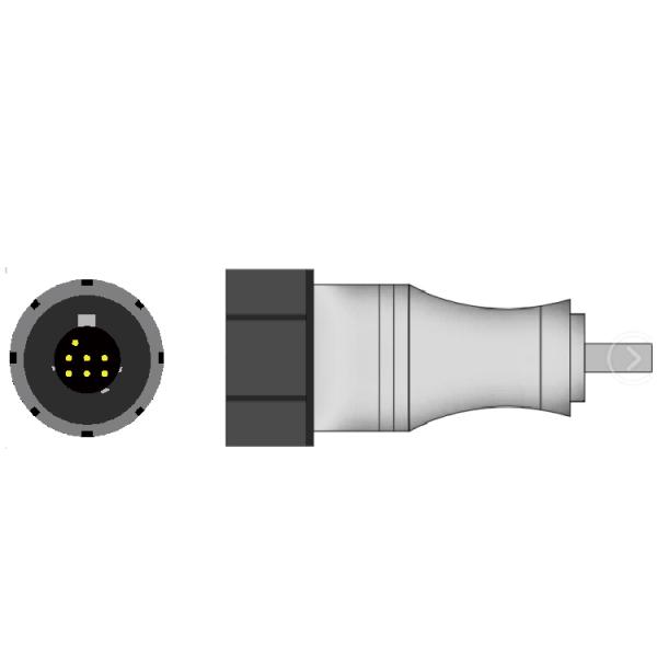 7 Pin Marquetter GE IBP Cable To Mindray Transducer