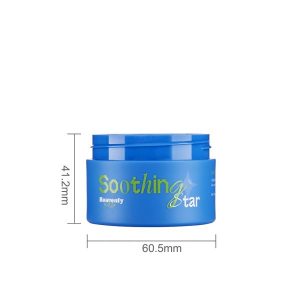 Frascos de plástico PET de cristal de parede pesada 50 ml frascos de cosméticos para máscara facial