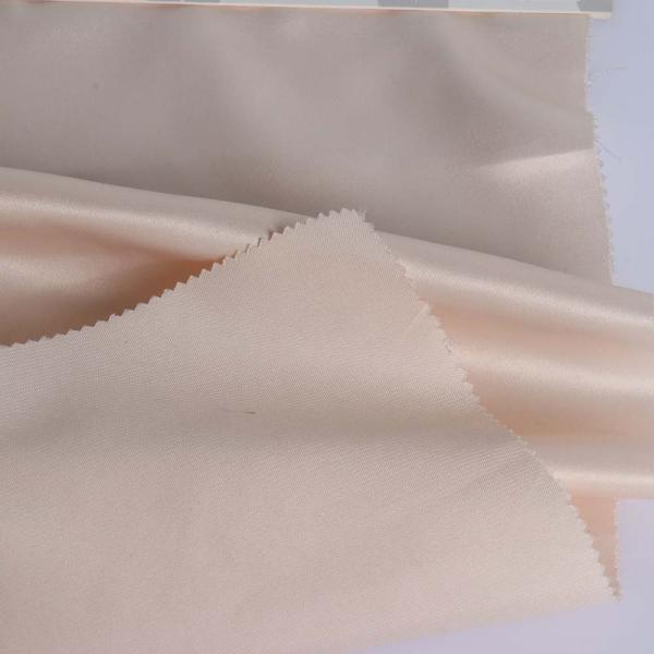 ocean recycle 50D matt satin polyester print fabric for wedding dress