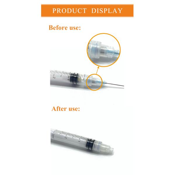 2ml 3ml 8ml Auto Disable Ad Syringes Sterile Safety Syringe With Needle