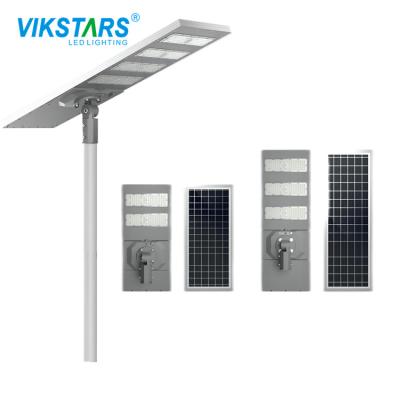 All In One IP65 200W Solar Street Light sand grey With Remote Control