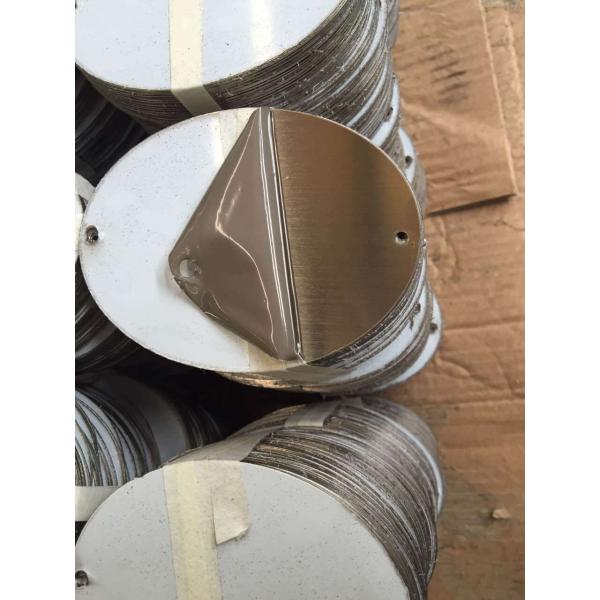 AISI 316 Stainless Steel Sheet , HL Surface OVAL Shape Cold Rolled Steel Plate
