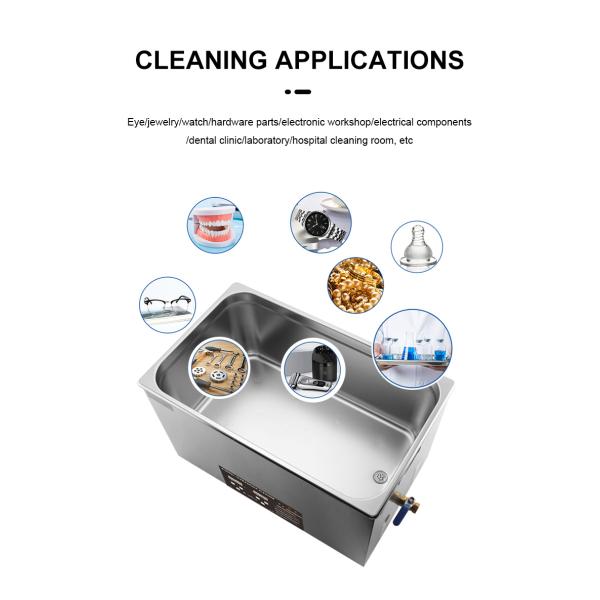 Ультразвуковая очистная машина 40 кГц Ультразвуковая ювелирная машина 600 Вт