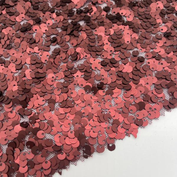 Les éclaboussures de séquins éblouissantes Tissu brodé Glitter M13-045