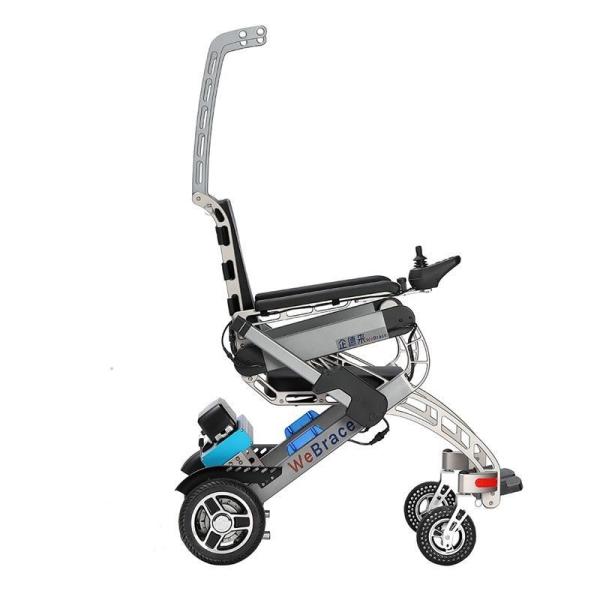 Mobility aids for rehabilitation training Folding electric wheelchair Multifunctional wheelchair for elderly with hemiplegia