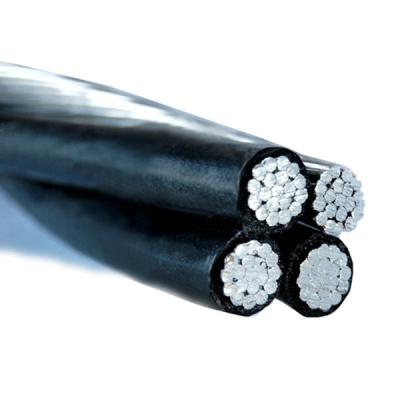 Insulated XLPE ABC Aluminum Aerial Bundle Conductor Cable Overhead 0.6/1kv