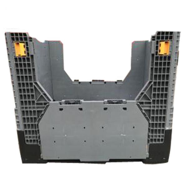 Pallet Collapsible Foldable Transport Box Small Plastic Heavy Duty Pallet Rack for Euro Sales CE/ISO9001 1210H1000 4-way Access