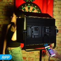 Le plein TDC a mené la lampe de panneau 120watt molle légère de vidéo du panneau d'affichage RVB pour Live Streaming
