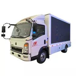 90km/H Mobile LED Display Truck Loop Ventilation Digital LED Advertising Truck