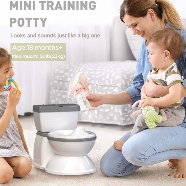 Eco Friendly Plastic Kids Potty Training Toilet Blue Pink White Customized Logo Wholesale