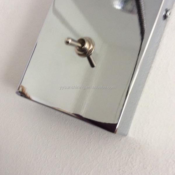 LED Modern Hotel Wall Lamps with Double Head and PP Shade CRI 80 Lifespan 30000 hours
