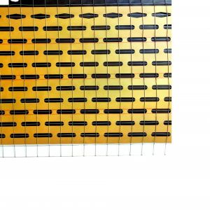 Lattis à dos de papier résistant à la rouille pour stuc à 3 couches 28”X100”