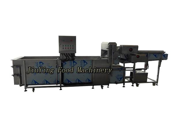 Ozone Air Vegetable Fruit Washing Machine , Chili Leek Bubble Cleaning Machine