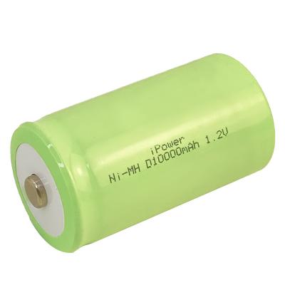 Capacidade máxima 10000mAh Bateria NIMH 1.2V Bateria D