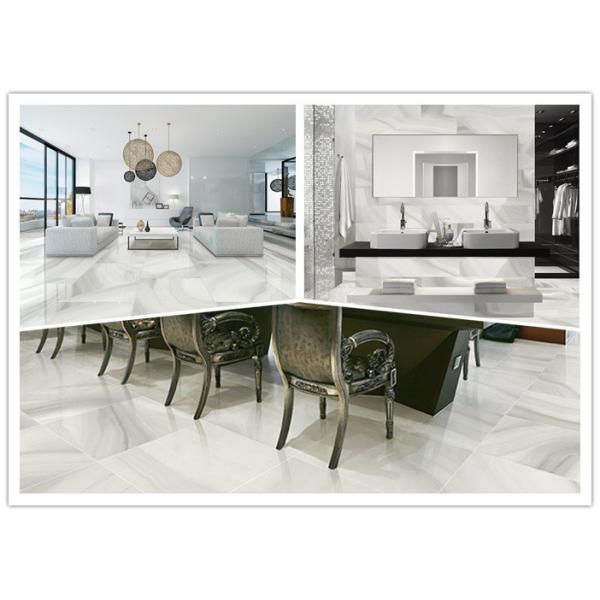 Matte Finish Marble Look Porcelain Tile For Indoor And Outdoor Heat Insulation Ceramic Kitchen Floor Tile