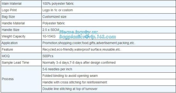 Insulation Large meal package Clear lunch Cooler Bag cold storage take-away bag ice pack 600D material cooler bag BAGEAS