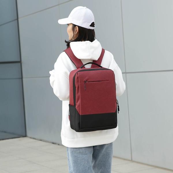 Sac à dos pour ordinateur portable USB 30x12x40cm en nylon unisexe personnalisable