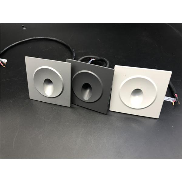 Black Grey White Housing Led Outdoor Wall Lights , Led Corner Light Waterproof