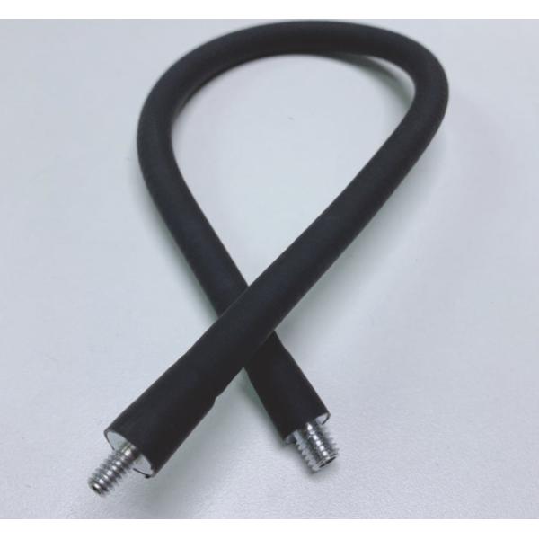 Pohli Cream Chrome  Flexible Gooseneck Tubing Cell Phone Cable Holder 28mm