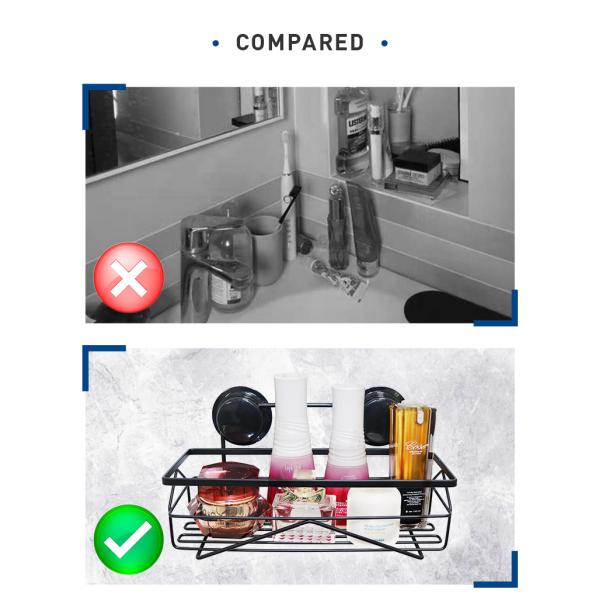 Черная окисленная чашка всасывания держателя Caddy Bathroom исправила нержавеющая сталь SS201