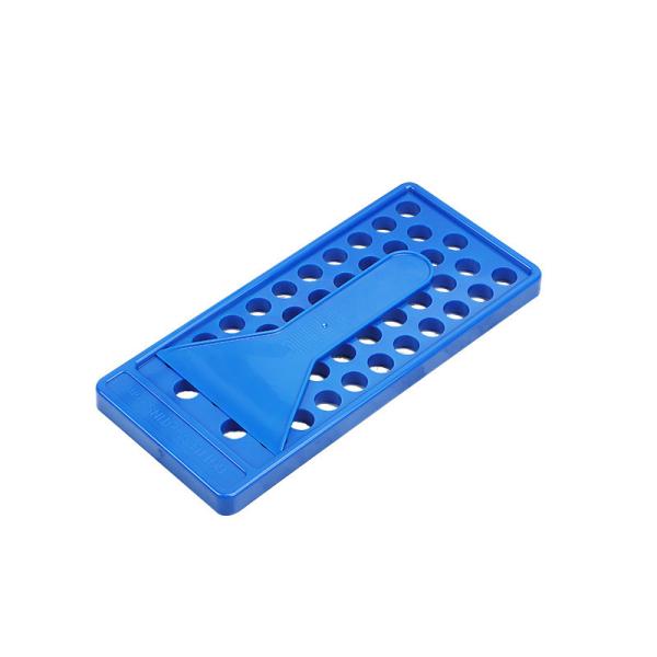 Cosmetic Spatula Lip Balm Filling Tray Tube holder 50 Holes