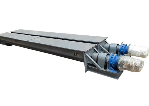 12 Cubic Meter Per Hour U Trough Inclined Screw Conveyor Wood Chips
