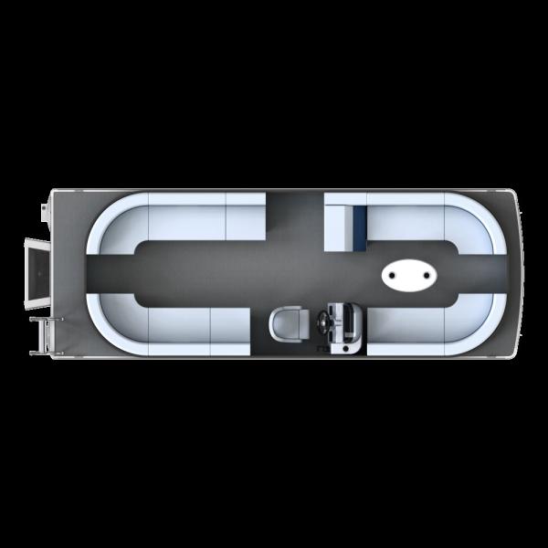 Maximiser l'expérience de navigation 7.9m Pontoon Boat Seagrass / EVA plancher 150HP Max puissance