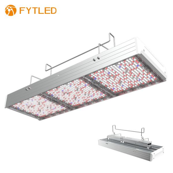 AC277V Aluminum LED Grow Lamp 400W 1-10V Dimming 2.7μmol/J