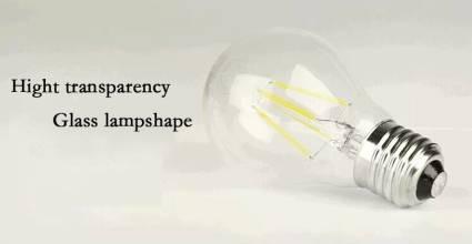 High performance 110V E26 4W Dimmable LED Filament Bulb For Conference