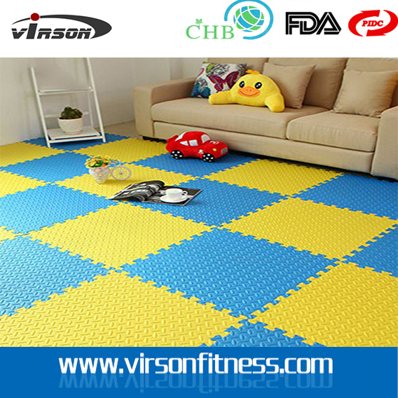 2015 printed hot sale yoga puzzle mats for body-building