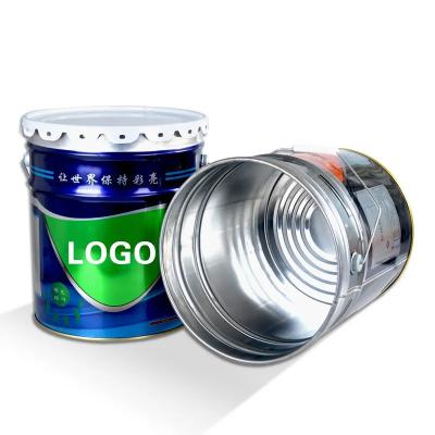 1L-40L Stackable Metallic Lubricant Keg Industrial Metal Pail With Lid Customization Available