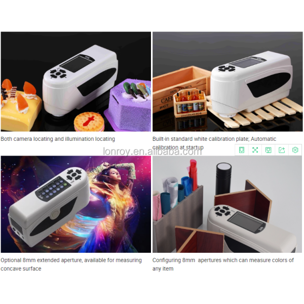 NH300 Portable Colorimeter 8mm Aperture LED Blue Light Excitation Color Analysis Meter Ink Proofer