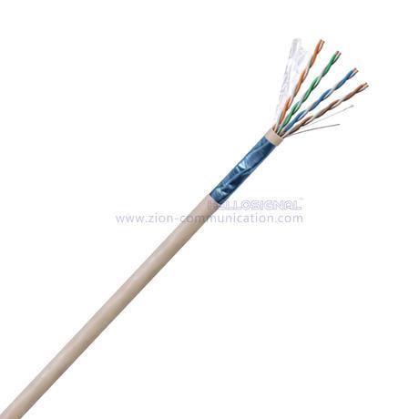 FTP Shielded CAT5E Network Cable Stranded Copper With 2x0.75mm2 CCA Power Wire