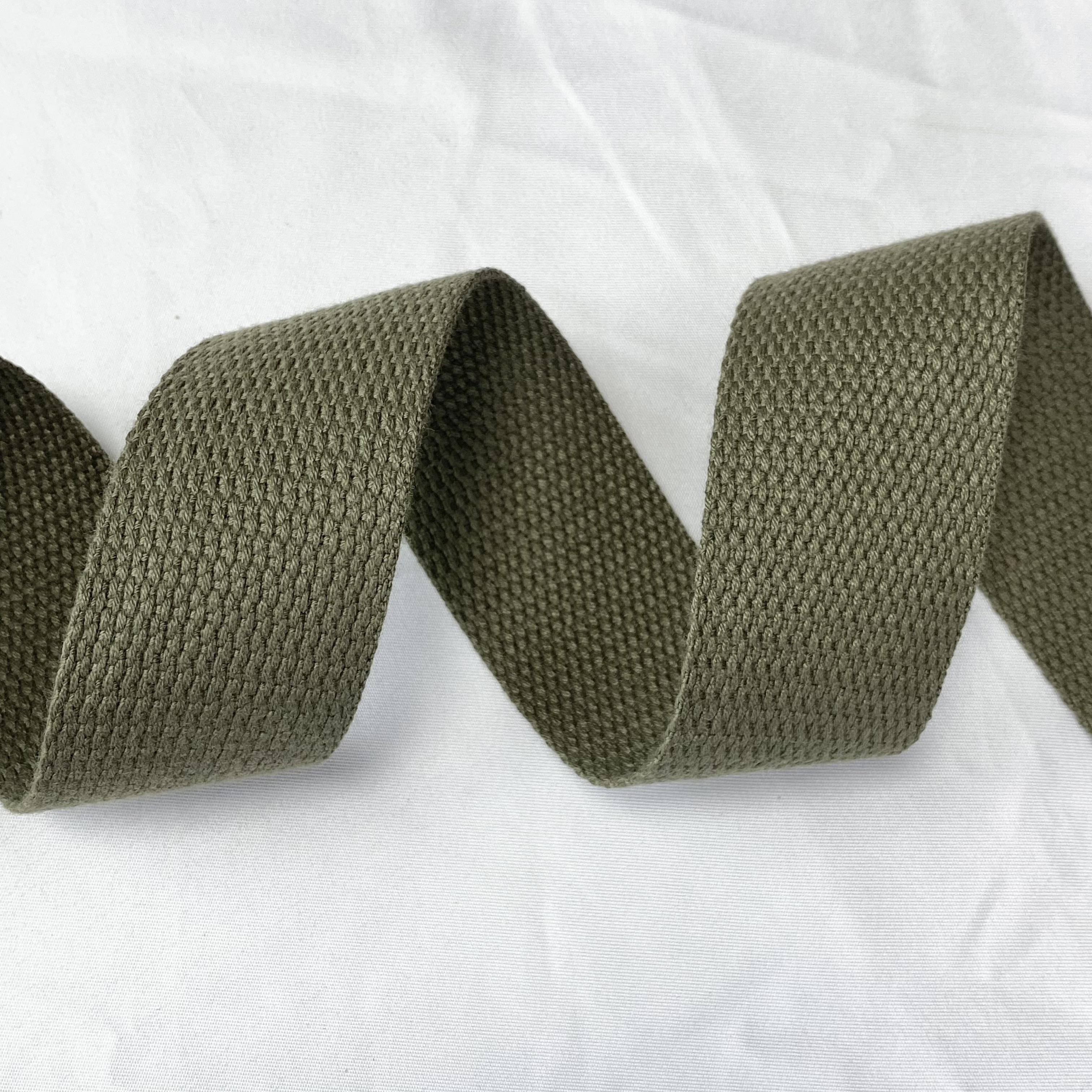 Soft bead Polyester-cotton webbing in a variety of colors Dupont Tote bag strap Textiles