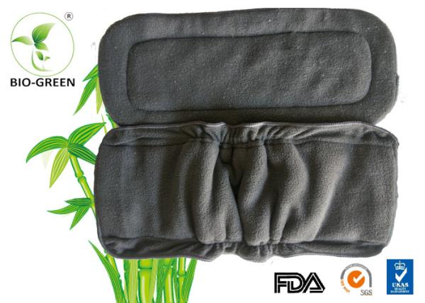 High Absorb Microfiber Eco Cloth Diaper , Soft Breathable Bamboo Diaper Inserts