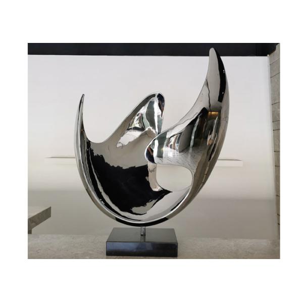 Скульптура современной внутренней декоративной нержавеющей стали абстрактная