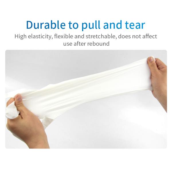 Guantes de nitrilo desechables sin látex sin polvo de grado médico e industrial azul / rosa tamaños XS-L aprobado por la FDA protección flexible y cómoda