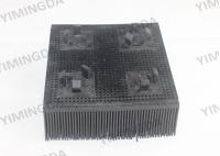 Cerda de nylon do cortador do automóvel da escova 99*99*39mm da cor preta para o cortador de Investronica