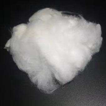 1.5D 51mm Non Siliconized Recycled Polyester Staple Fiber Quilt Filling Whitening