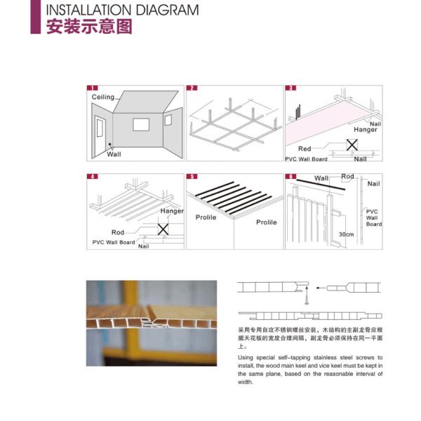 Материал для офисной отделки Экологически чистый Бамбук Волокно Дерево ПВХ Композитные стеновые облицовки