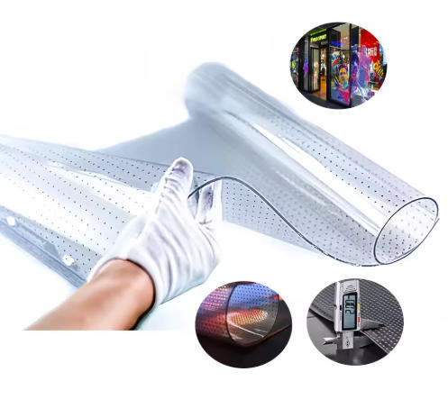 10mm Profile LED Transparent Screen With 83% Transparency Low Power