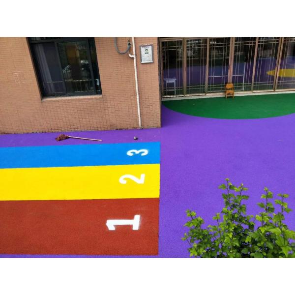Playground Outdoor EPDM Rubber Flooring Thermal Insulation Colorful