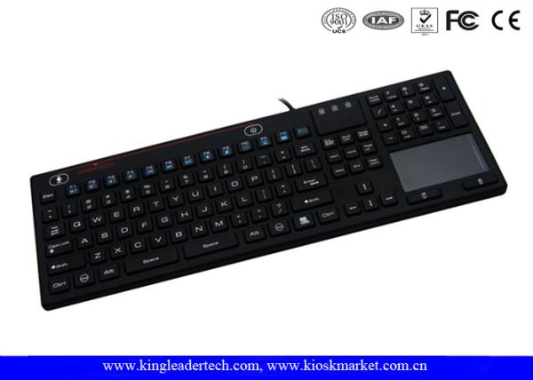 As chaves do luminoso 106 Waterproof o peso leve do teclado de USB do silicone