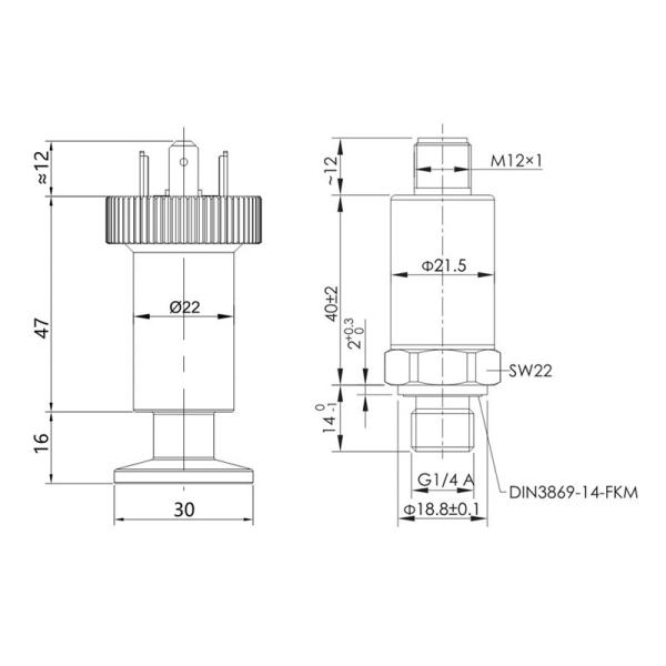 NS-K Series Negative Pressure Sensor (Vacuum Degree)