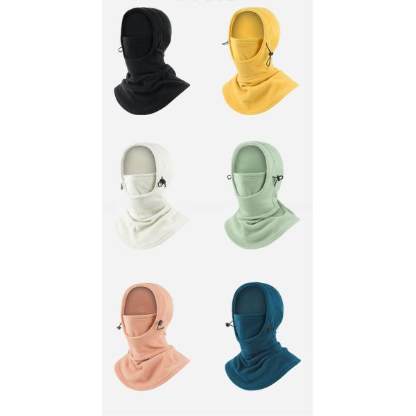 2023 Inverno ao ar livre Mascara de bicicleta de lã polar espessa para montanhismo Chapéus Chapéus