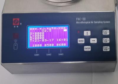 Demonstrador microbiano viável SU316L 0.38m/S do ar da sala de limpeza