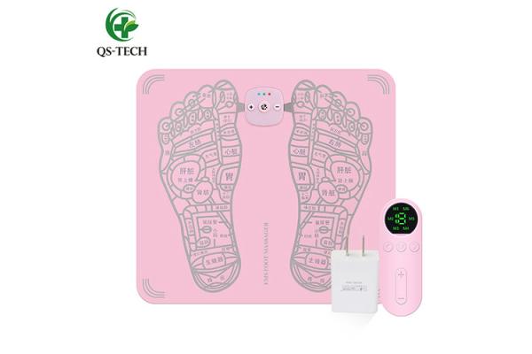 China wireless ems foot massager USB charge massage with detachable control unit