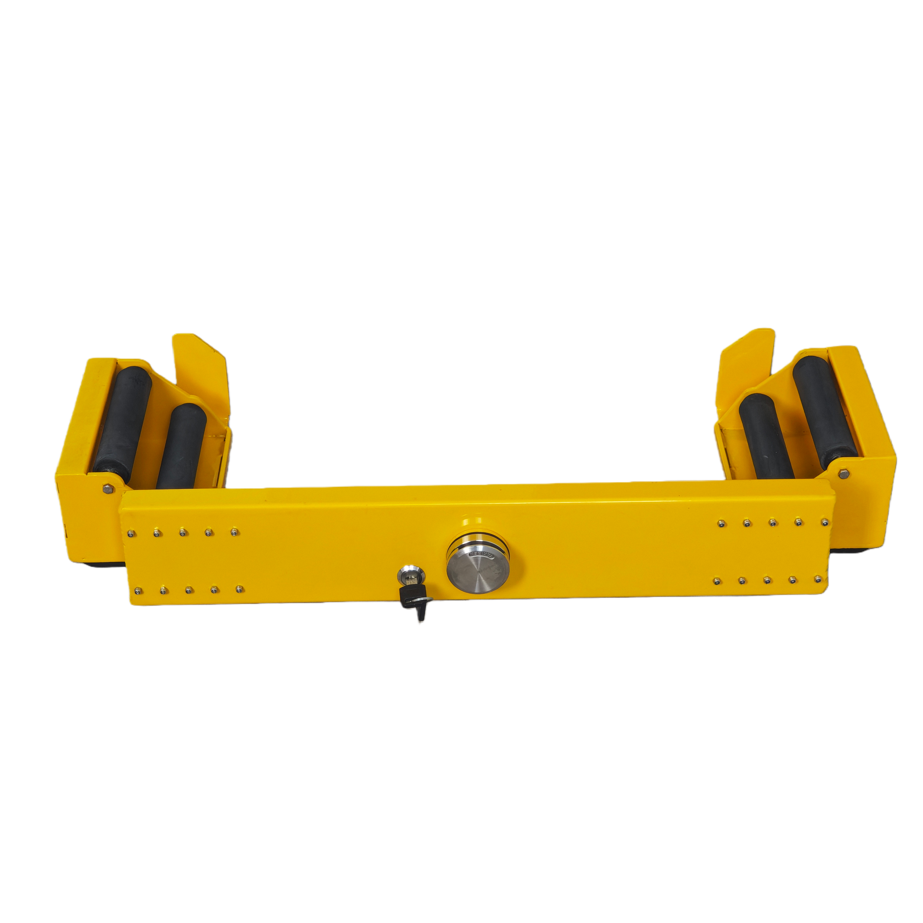 Electrostatic Spraying 5KG Lightweight Wheel Anti-theft Lock with Anti-slip Rubber Base for Secure Parking